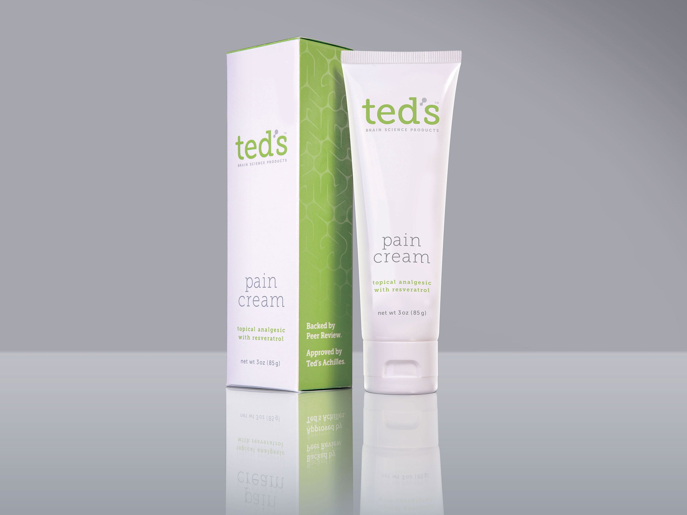 Ted's Pain Relief Cream (with resveratrol) 3-Pack